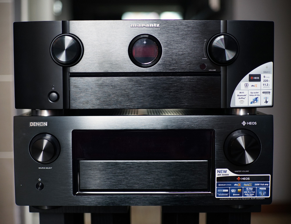 天龙AVR-X6400H和马兰士SR6012拆解！谈两台相差一万的AV功放区别