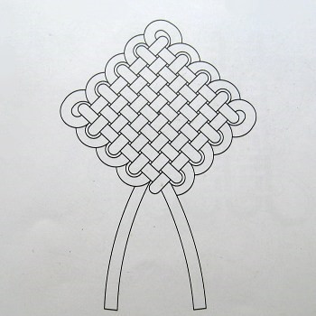 中国结的编织方法（昨天留言要教程的请留心下）