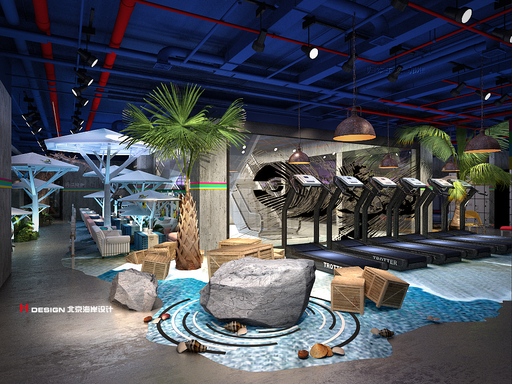 休闲健身房设计,简易室内健身房设计