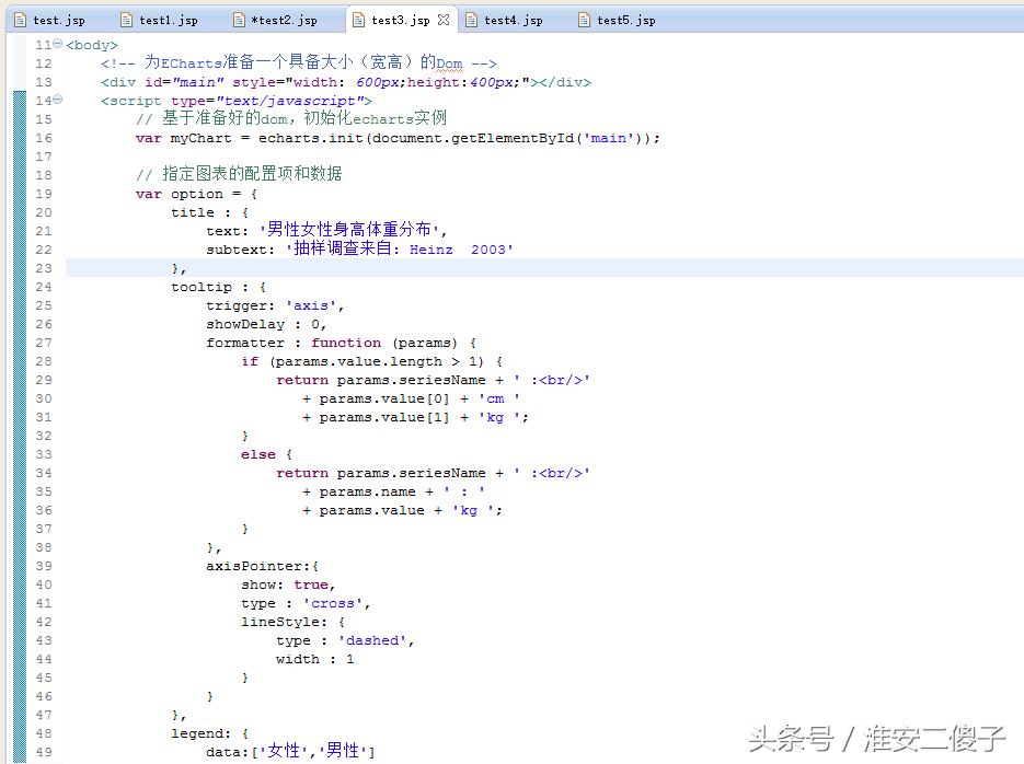 echarts图表示例使用教程,echarts支持哪些图表