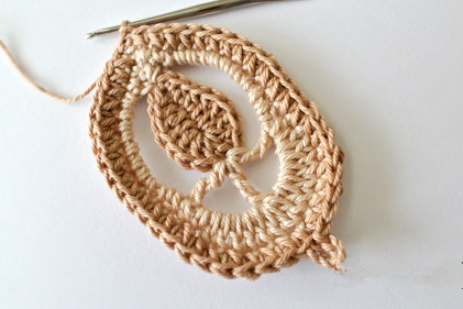 蝴蝶耳环项链的钩编教程,蝴蝶帽子的钩编方法第一部分