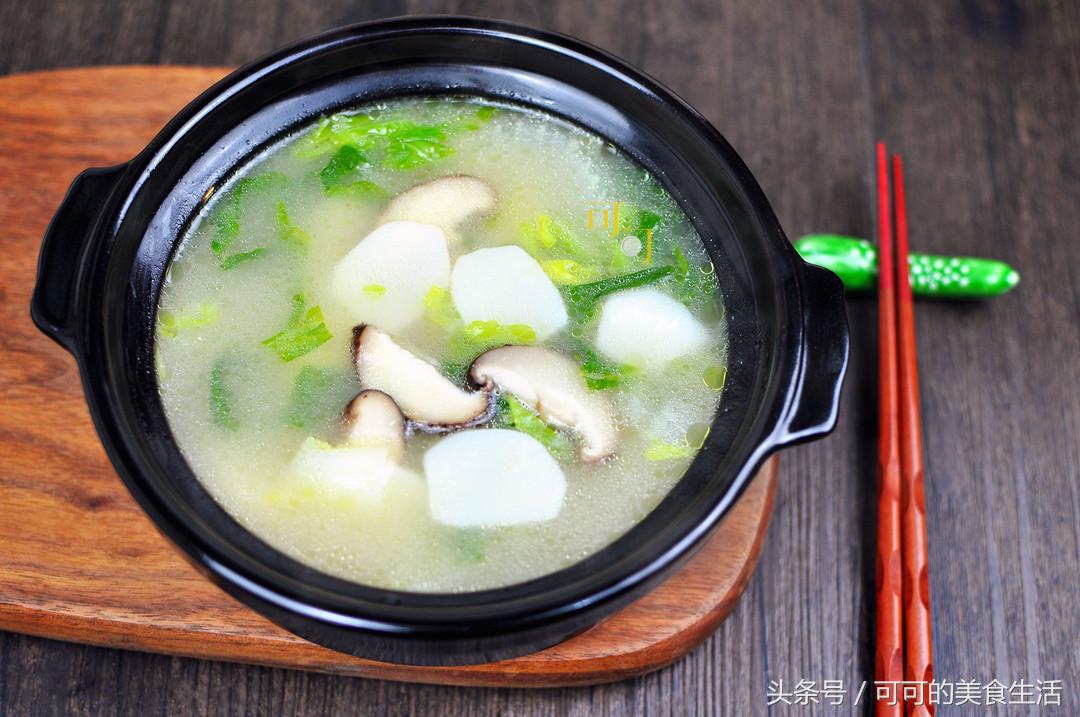 简单的年糕汤,没有配菜的年糕做法