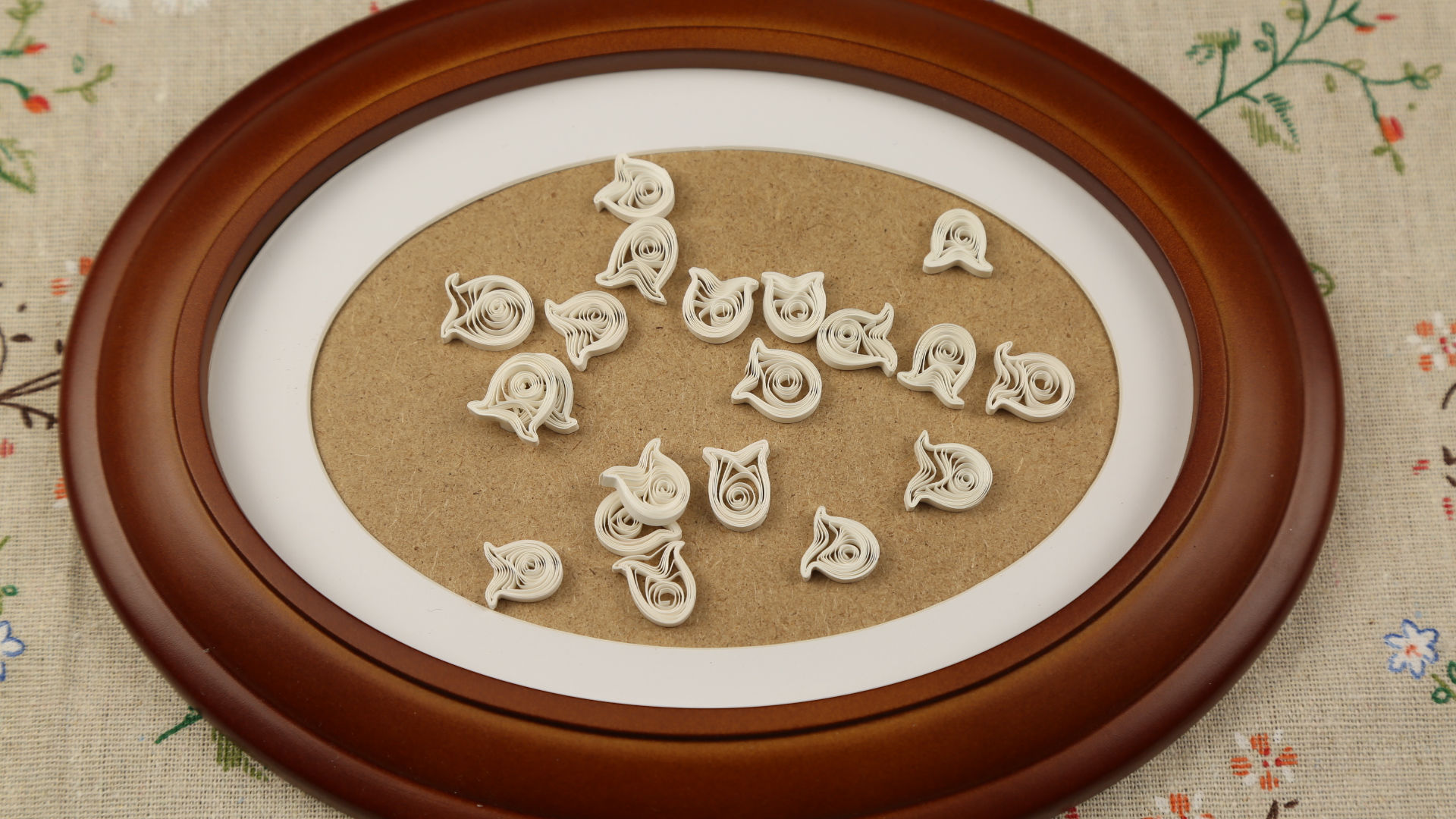 衍纸手工作品简单花,衍纸教程简单的花