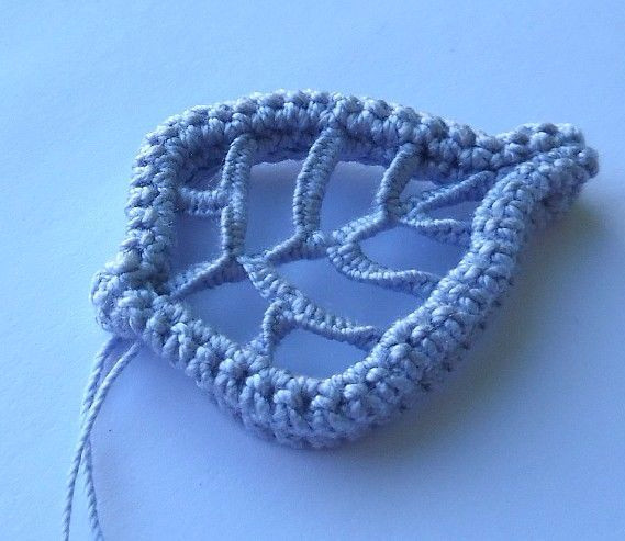 爱尔兰蕾丝钩编项链系列教程之大叶