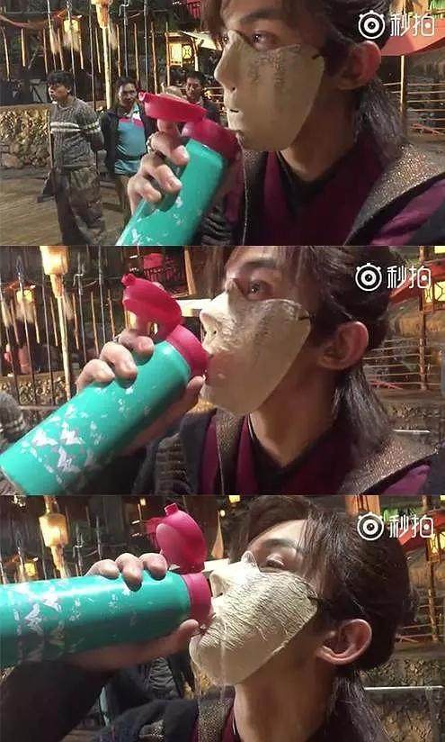 林更新鹿晗红色外套,鹿晗为什么出门水杯不离手