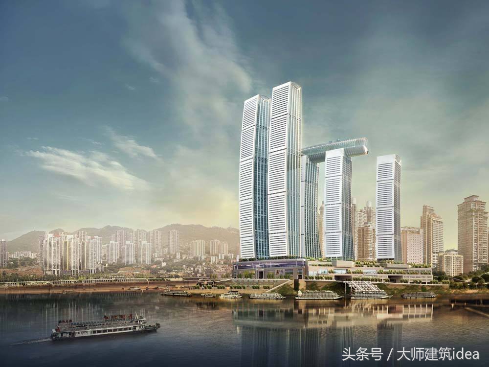 重庆地标性建筑朝天门,重庆朝天门景观楼