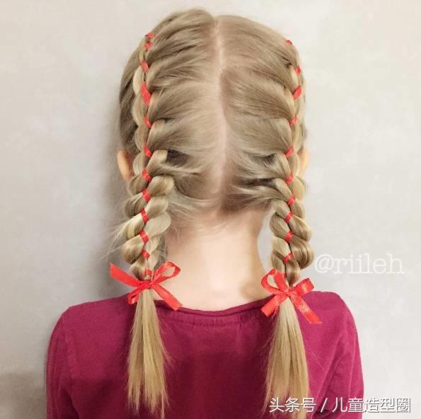 丝带编发真的很好看,细彩丝带编发教程