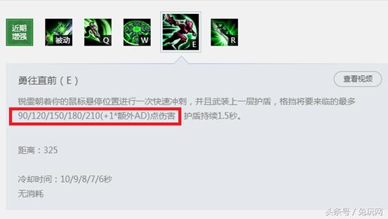 锐雯手游光速qa操作技巧,lol上单锐雯对线技巧