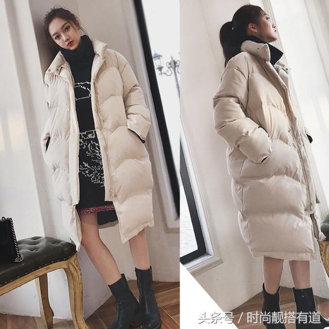 40至50岁女羽绒棉服中长款,中长款羽绒棉服女款爆款2020