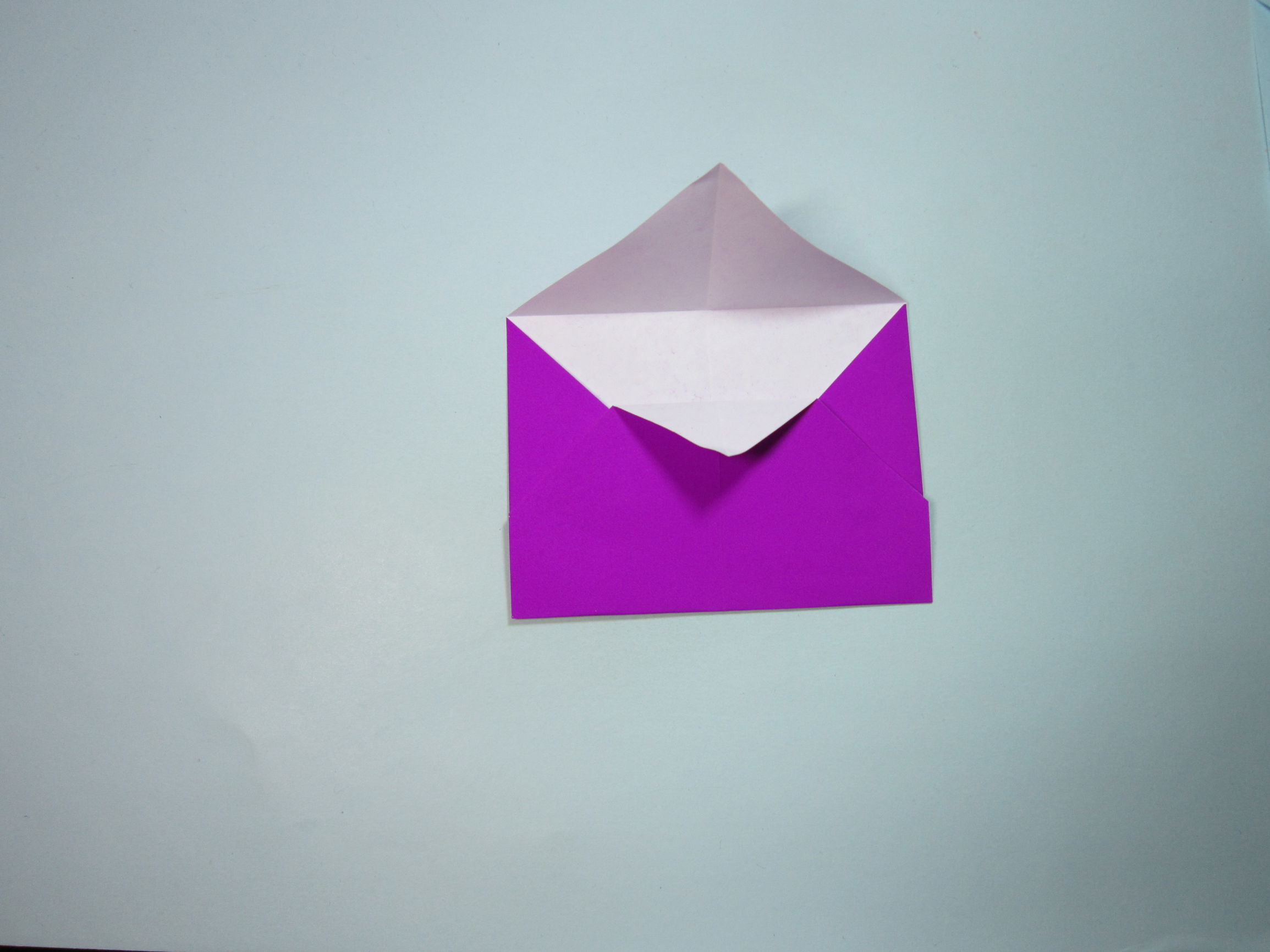 小爱的手作日记折纸圣诞老人信封,7-10岁儿童手工折纸信封简单女生