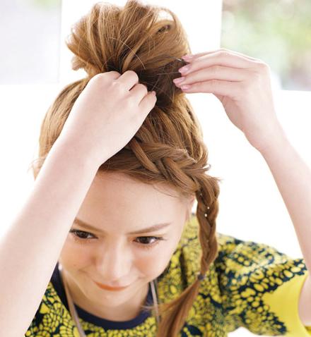 超美刘海辫编发教程,一看就会的刘海编发教程