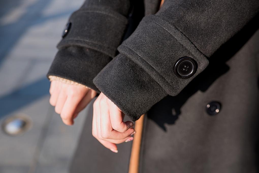 韩国东大门金标双面羊绒大衣精品,韩国东大门原单大衣