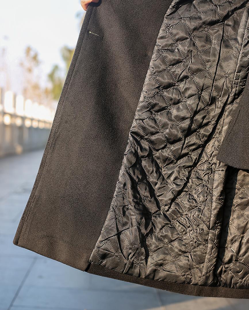 韩国东大门金标双面羊绒大衣精品,韩国东大门原单大衣