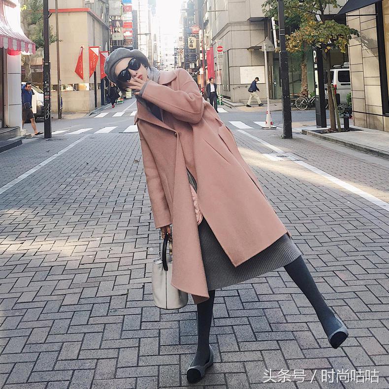 朵以气质双面呢大衣,气质双面呢大衣搭配什么鞋