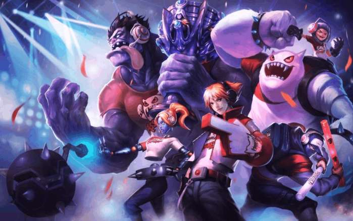 lol盲僧所有皮肤效果展示,英雄联盟手游盲僧皮肤神龙尊者