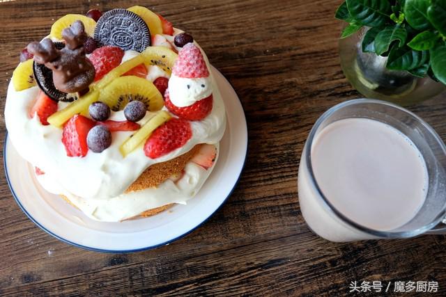 蛋糕教程新手裱花装饰,新手学做蛋糕抹面裱花