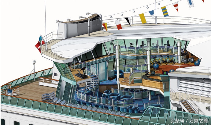 豪华邮轮实拍高清图片,豪华游轮剖面高清图