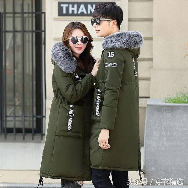 情侣穿搭冬季外套潮流,高档情侣装外套百搭