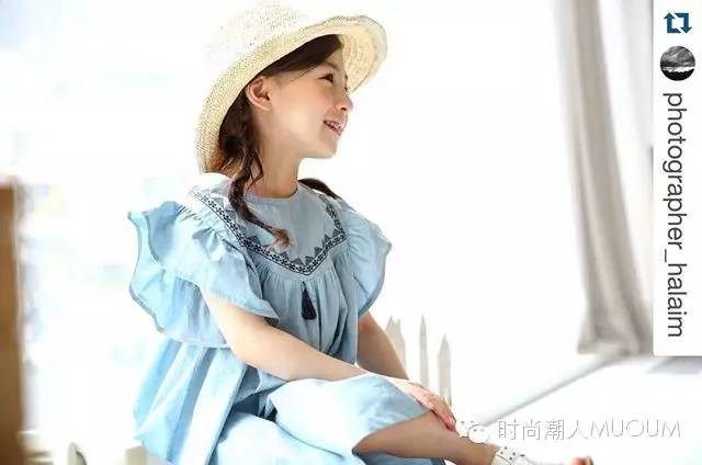 韩国小麻豆ellie春夏甜美童装搭配