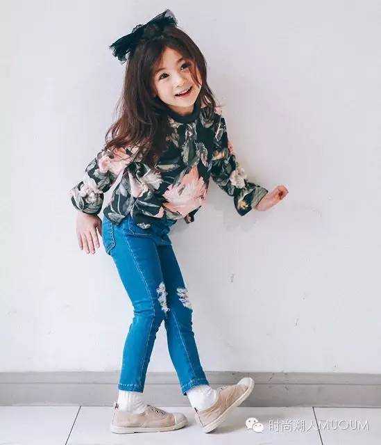 韩国小麻豆ellie春夏甜美童装搭配