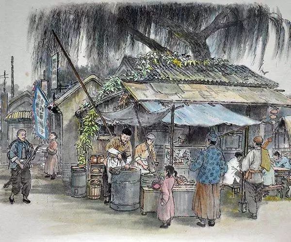 遛弯儿·喊嗓子·吃早点