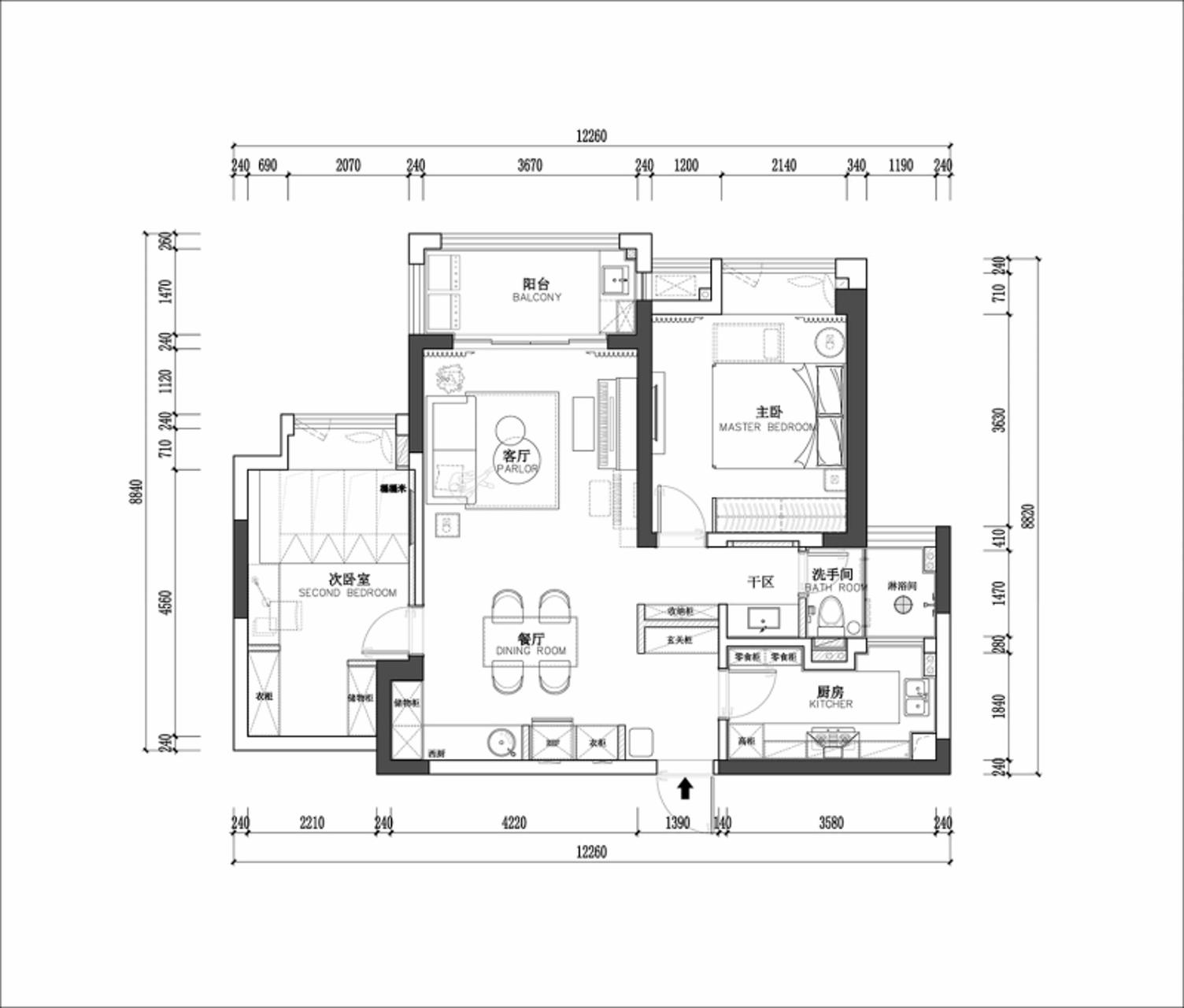 晒晒我家70平温馨小窝,91平米温馨北欧风体验幸福式蜗居