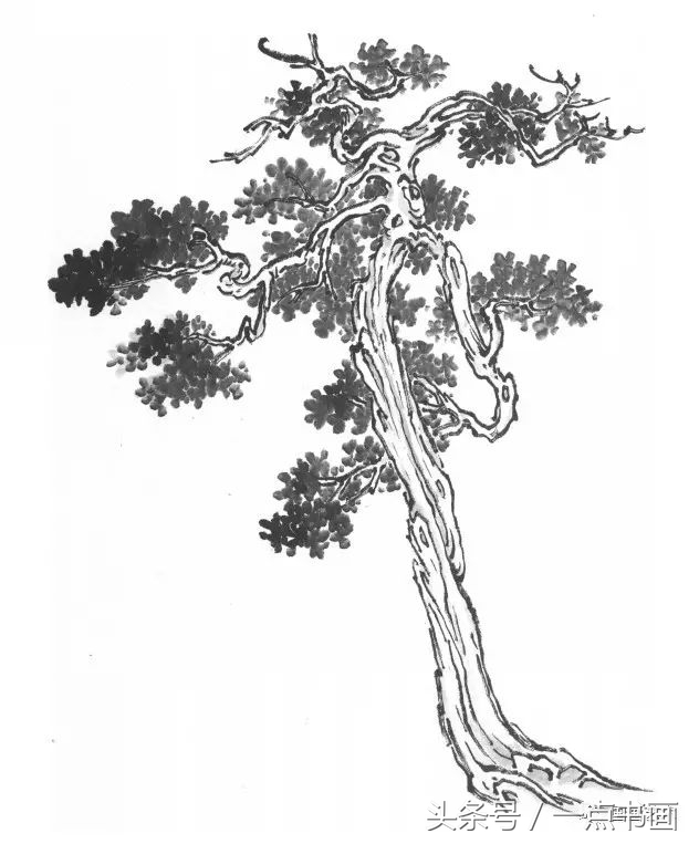 芥子园山水画技法10,芥子园国画山水画教学视频的画法