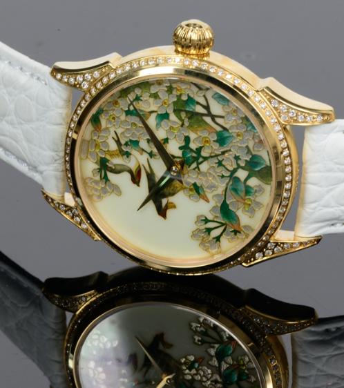 手表的珐琅是什么样的图片,手表的珐琅工艺流程是什么