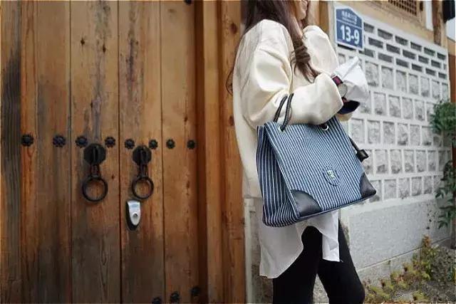 韩国小众蓝色包,韩国小众包