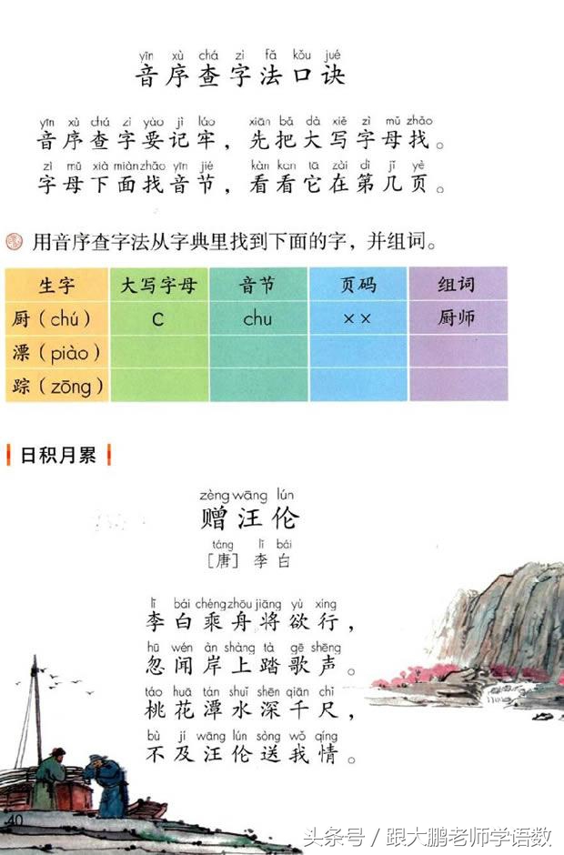 部编版一年级语文下册全册预习单,一年级语文小公鸡和小鸭子预习