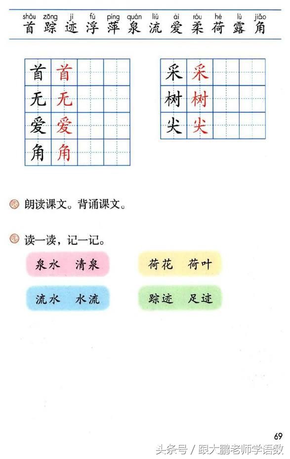 真是太及时了,部编版一年级语文下册电子书高清版+知识点预习!