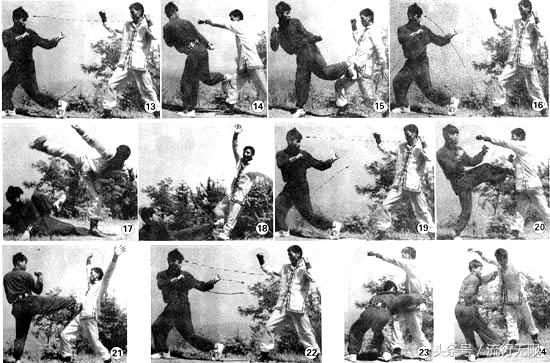 戳脚八法十六字诀,戳脚八大腿法