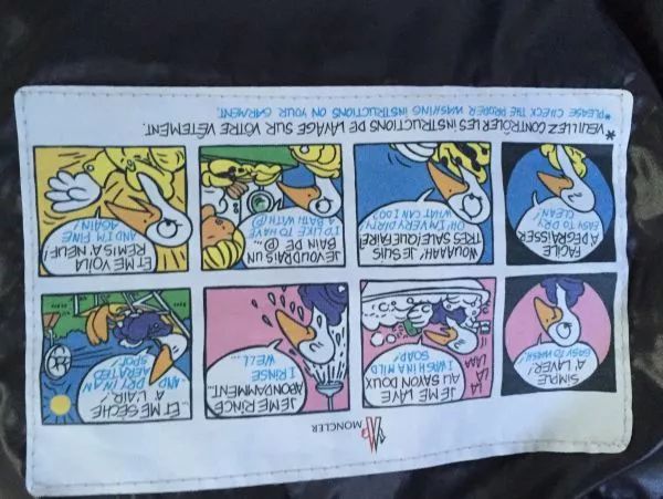 怎么分辨真假moncler羽绒服漫画图,monlambo羽绒服怎么辨别真假