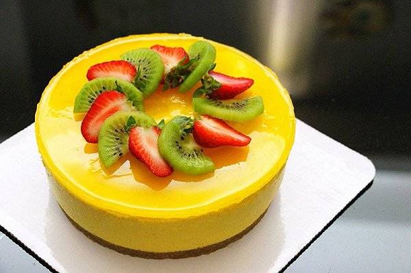 法式甜点芒果百香果芝士蛋糕,逼格满满的芒果芝士蛋糕