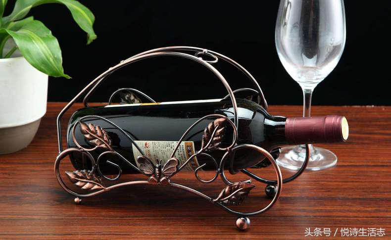 创意吧台悬挂式红酒架,客厅壁挂式创意红酒架