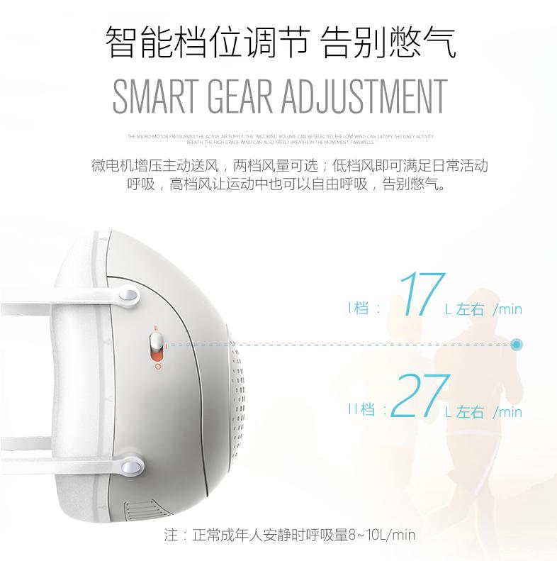 高端电动防霾口罩,智能防霾口罩
