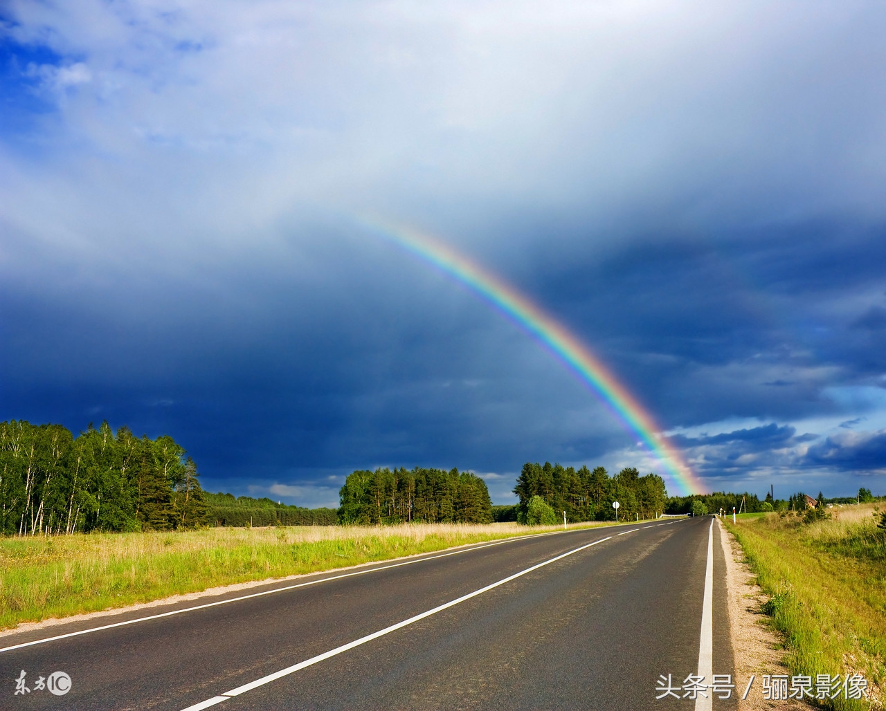 旅游遇到彩虹是幸运,旅行雪山拍照技巧