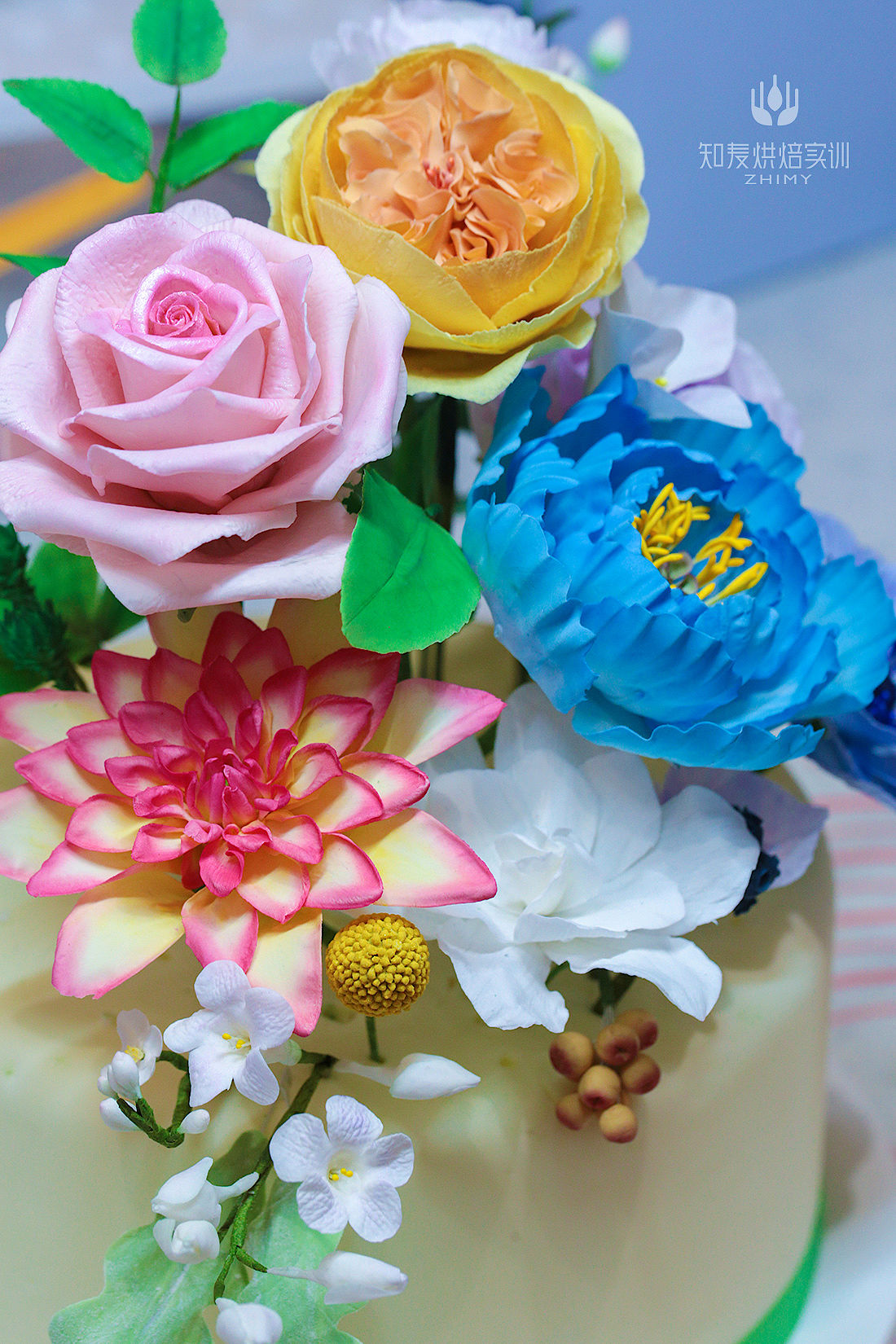 蛋糕插花各种花的教学视频,蛋糕插花的正确方法