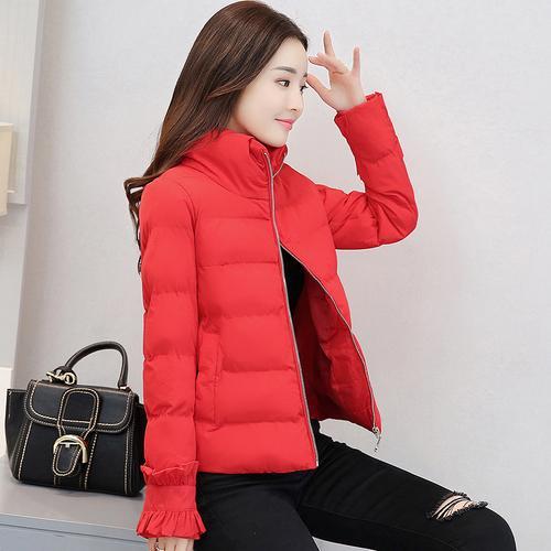 棉服慵懒风不显臃肿厚重中长款,又好看又宽松的棉服