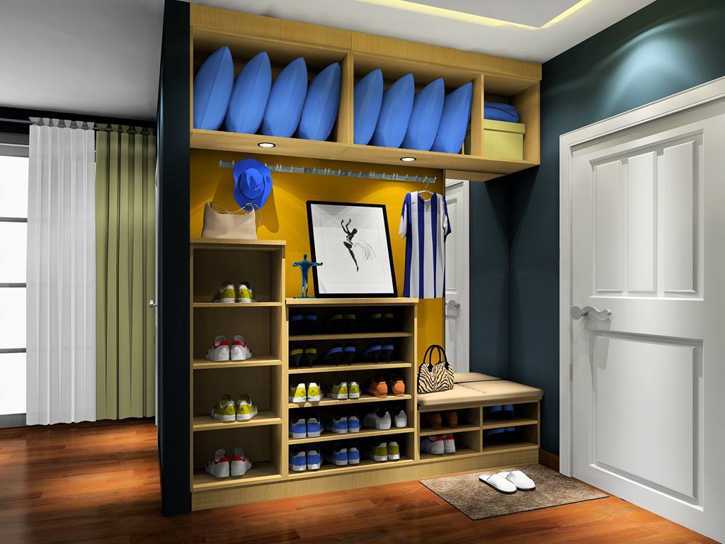 玄关鞋柜怎么收纳鞋子,家里鞋柜小过季鞋子怎么收纳