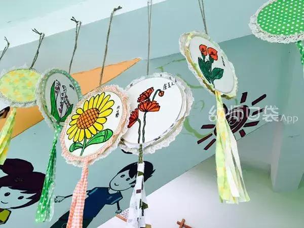 幼儿园废旧纸箱走廊环创吊饰双面,用废旧物品做关于冬天的手工吊饰