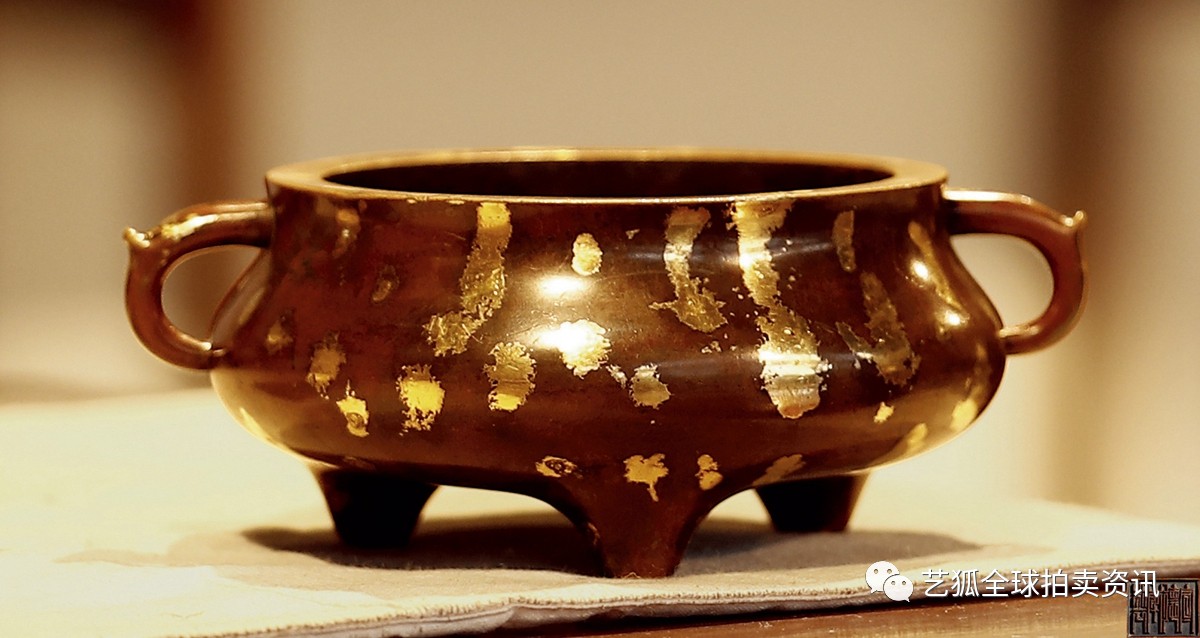 石叟镶银丝铜炉拍卖纪录,铜炉拍卖价格一览表