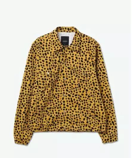 加绒加厚豹纹外套女冬,保暖外套女加厚加绒豹纹