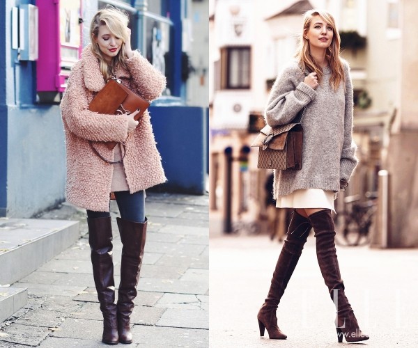 麂皮过膝靴加绒还是不加绒,过膝靴全皮还是麂皮