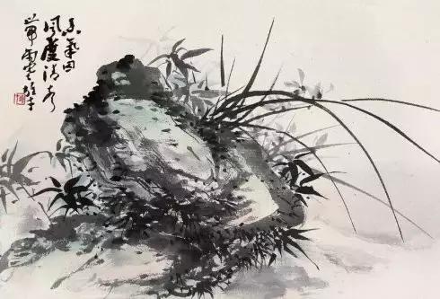 兰花绘画技法教程视频,徐湛国画兰花技法教学