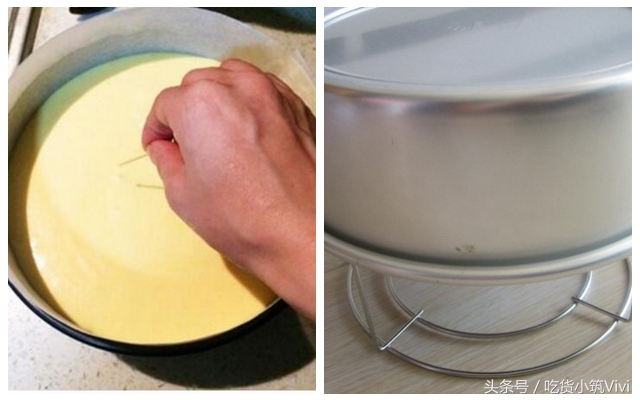 戚风蛋糕脱模技巧,蛋糕烘焙不塌陷做法