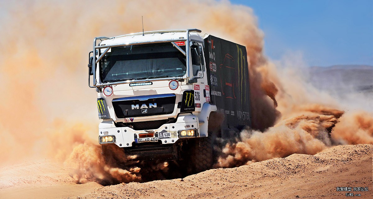 拉力卡车模型开箱测评 (静点拉力卡车模型路试)