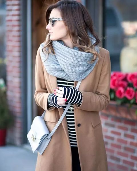 好看版型好的大衣搭配什么裤子,好看大衣加棉