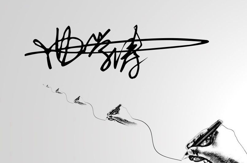 艺术签名不会写怎么办,艺术签名不认识字