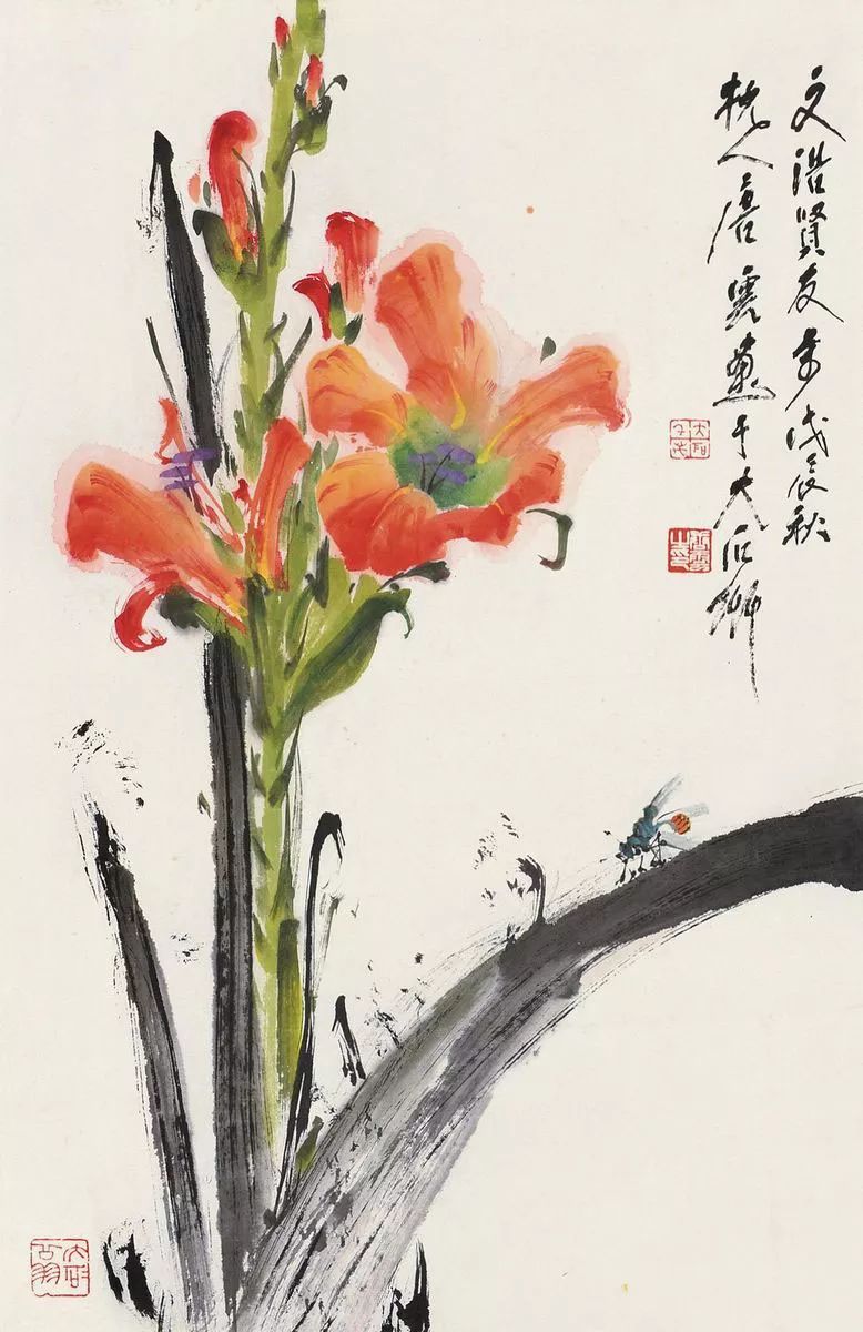 唐云早期花鸟作品欣赏,唐云先生花鸟条幅全集